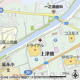 龍田工務店周辺の地図