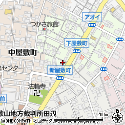 和歌山県田辺市下屋敷町122周辺の地図