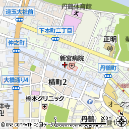 和歌山県新宮市仲之町2丁目周辺の地図