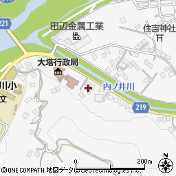 和歌山県田辺市鮎川2562周辺の地図