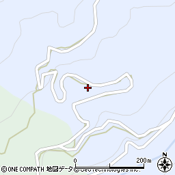 高知県長岡郡大豊町北川218周辺の地図