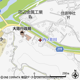 和歌山県田辺市鮎川2560周辺の地図