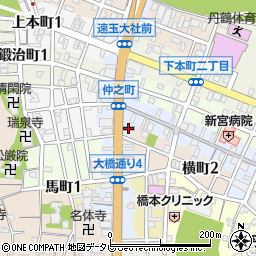 香梅堂周辺の地図