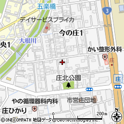 福岡県古賀市今の庄1丁目4周辺の地図