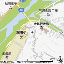 和歌山県田辺市鮎川2696周辺の地図