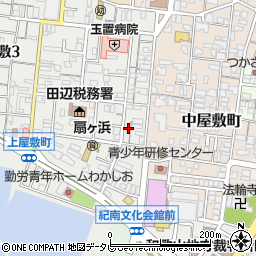 和歌山県田辺市上屋敷2丁目12-27周辺の地図