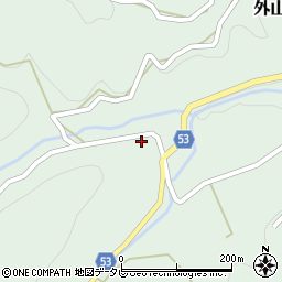 愛媛県伊予郡砥部町外山348周辺の地図