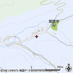 愛媛県砥部町（伊予郡）岩谷周辺の地図