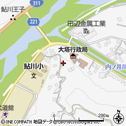 和歌山県田辺市鮎川2687周辺の地図