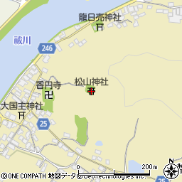 松山神社周辺の地図