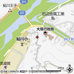 和歌山県田辺市鮎川2693周辺の地図