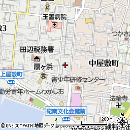 和歌山県田辺市上屋敷2丁目12周辺の地図