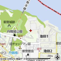 和歌山県新宮市池田1丁目1周辺の地図