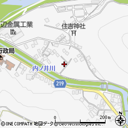 和歌山県田辺市鮎川1520周辺の地図