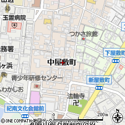 和歌山県田辺市中屋敷町68周辺の地図