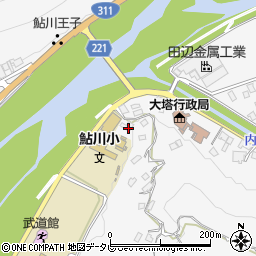 和歌山県田辺市鮎川2578周辺の地図