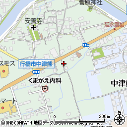 福岡県行橋市中津熊412周辺の地図