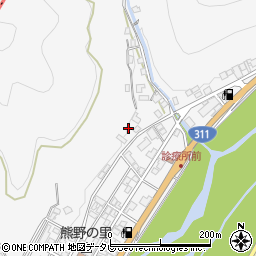 和歌山県田辺市鮎川575周辺の地図