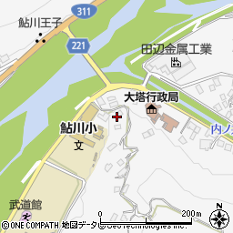 和歌山県田辺市鮎川2694周辺の地図