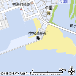 中松造船所周辺の地図