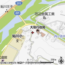 和歌山県田辺市鮎川2691周辺の地図