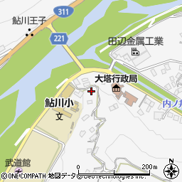 和歌山県田辺市鮎川2692周辺の地図