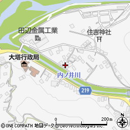和歌山県田辺市鮎川1530周辺の地図