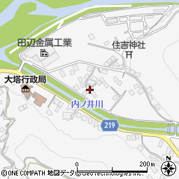 和歌山県田辺市鮎川1521周辺の地図