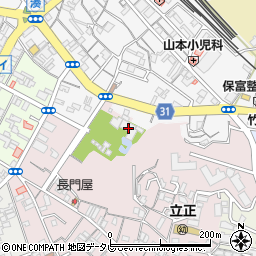闘鶏神社周辺の地図