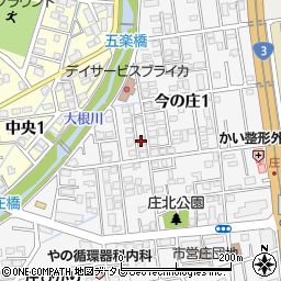 福岡県古賀市今の庄1丁目16周辺の地図