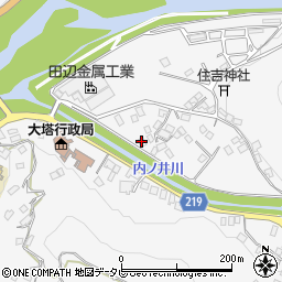 和歌山県田辺市鮎川1527周辺の地図