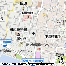 和歌山県田辺市上屋敷2丁目12-40周辺の地図
