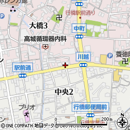 西日本シティ銀行行橋支店周辺の地図