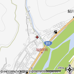 和歌山県田辺市鮎川589周辺の地図