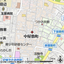 和歌山県田辺市中屋敷町70周辺の地図
