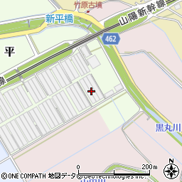 福岡県宮若市平11周辺の地図