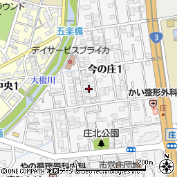 福岡県古賀市今の庄1丁目15周辺の地図