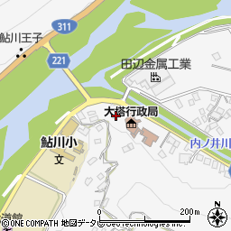和歌山県田辺市鮎川2571周辺の地図