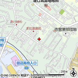 関西電気保安協会（一般財団法人）田辺営業所周辺の地図