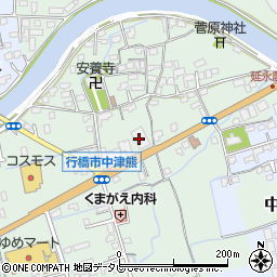 福岡県行橋市中津熊394-3周辺の地図