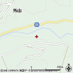 愛媛県伊予郡砥部町外山193周辺の地図