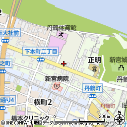 新宮停車場線周辺の地図