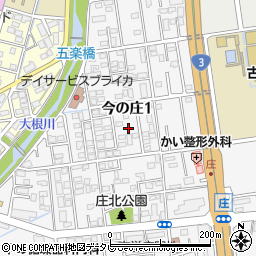 福岡県古賀市今の庄1丁目周辺の地図