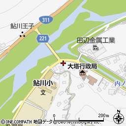 和歌山県田辺市鮎川2575周辺の地図