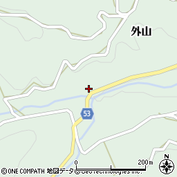 愛媛県伊予郡砥部町外山253周辺の地図