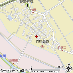 福岡県宮若市竹原421周辺の地図