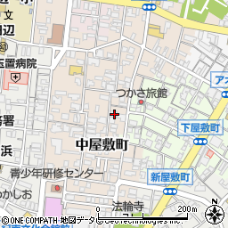 和歌山県田辺市中屋敷町103周辺の地図