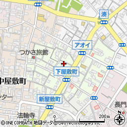 和歌山県田辺市下屋敷町周辺の地図