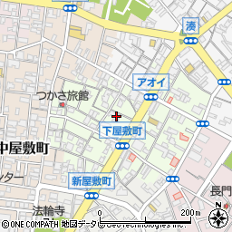 和歌山県田辺市下屋敷町周辺の地図
