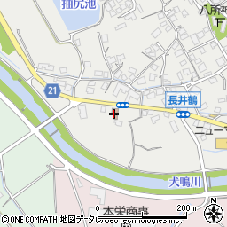 長井鶴郵便局周辺の地図